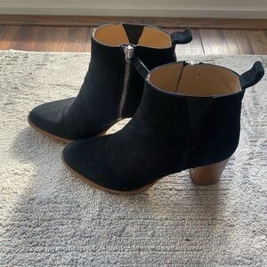 Black Suede Ankle Boots